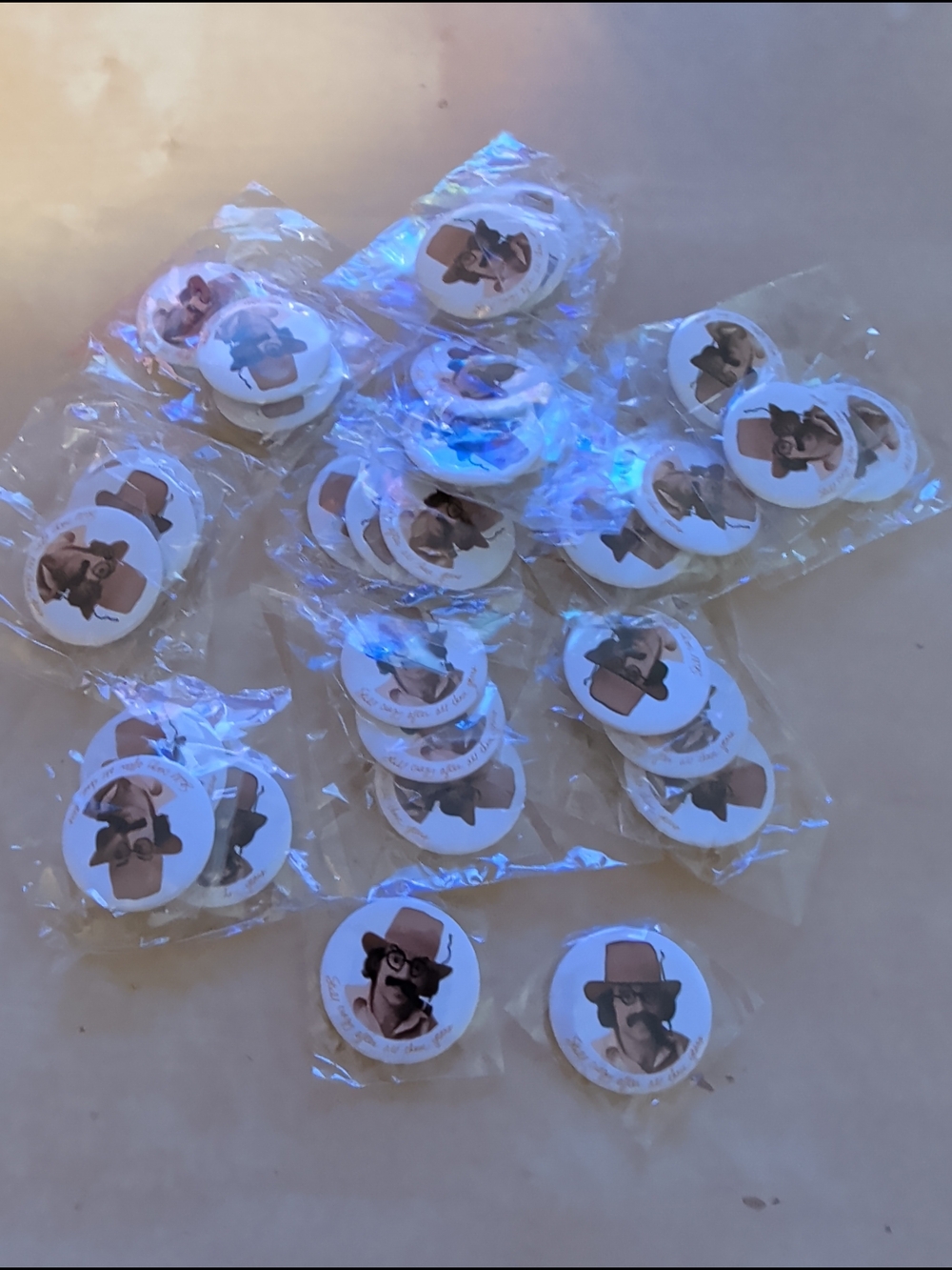 Simon And Garfunkel Buttons Lot(30)  NEW